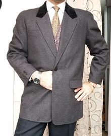 Blazer CAGLI Italy in tweed grigio anni '60