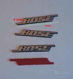 scritte adesive compat. Bose per altoparlanti