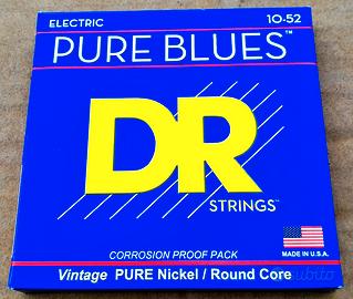 CORDE PER CHITARRA ELETTRICA DR PURE BLUES 10-52