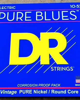CORDE PER CHITARRA ELETTRICA DR PURE BLUES 10-52