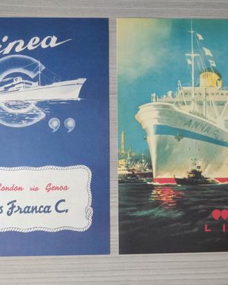 8 Manifesti pubblicitari vintage Costa Crociere