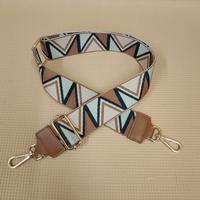 Tracolla Borsa Ricamata 126cm - Moschettoni Oro