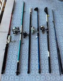 Canne da Pesca, Portacanne e tanto materiale utile