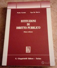 LIBRO UNI "ISTITUZIONI DI DIRITTO PUBBLICO" 8° ed