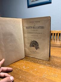 Un biglietto della lotteria Giulio Verne 1900