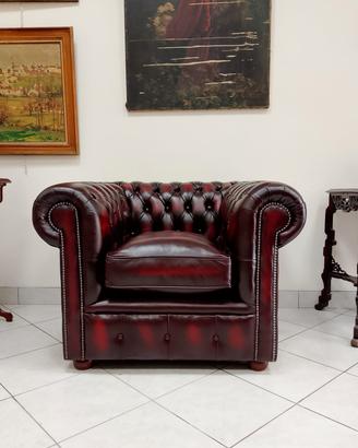 Poltrona chesterfield chester club originale 