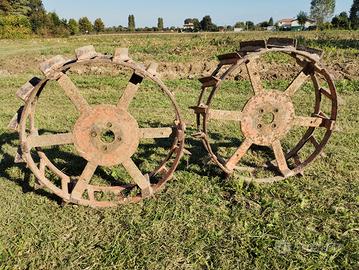 Ruote in ferro da 60 per motocoltivatore 