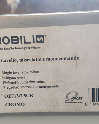 Miscelatore Lavello Cromo Nobili