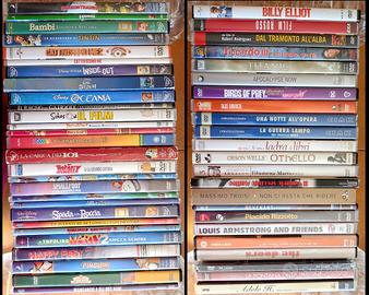 DVD film classici, moderni, cartoon, teatro