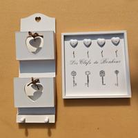 porta lettere e porta chiavi