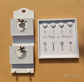 porta lettere e porta chiavi