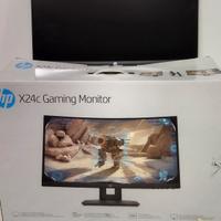 Monitor curvo gaming HP 24 pollici 144 hz