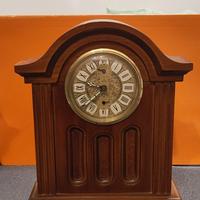 orologio sveglia vintage in legno 