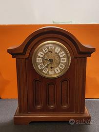 orologio sveglia vintage in legno 