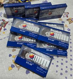 10 Cassette audio Scotch BX60 nuove imballate