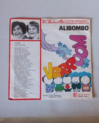 21° Zecchino D'Oro 1978 Alibombo 45 Giri