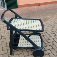 carrello in plastica con ruote