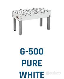 calciobalilla garlando G500 pure white nuovo 