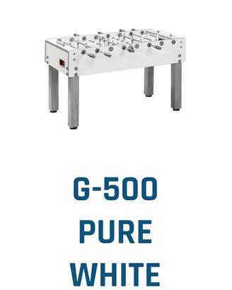 calciobalilla garlando G500 pure white nuovo 
