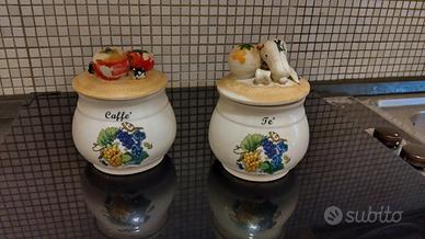 Barattoli caffè e the