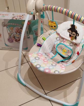 Dondolo portatile "Bright Starts Petite Jungle"