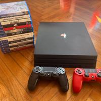Sony PlayStation 4 PRO + Giochi + 2 Controller