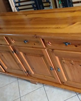 Madia 4 ante in legno massello