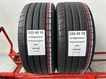 2 gomme 225 40 18 BRIDGESTONE