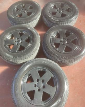 Ruote complete wrangler jk