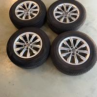 Cerchi in lega 17con gomme per audi a3 a4 q2 q3 q5