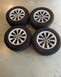 Cerchi in lega 17con gomme per audi a3 a4 q2 q3 q5