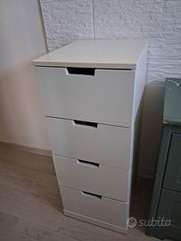 Cassettiera Ikea Nordli 4 cassetti