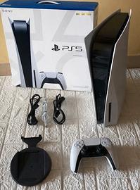 PlayStation 5 Disc Edition – Completa di Cavi + Co
