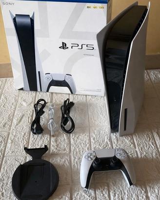 PlayStation 5 Disc Edition – Completa di Cavi + Co