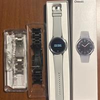 SAMSUNG Galaxy Watch4Classic46 Argento+2 cinturini