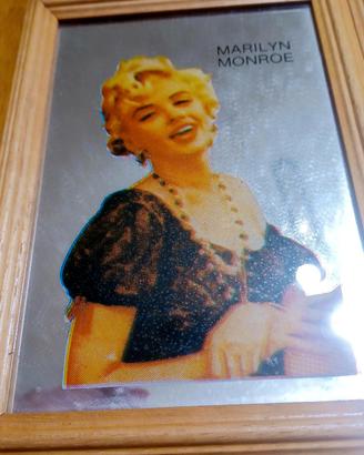 Quadretto specchio di Marilyn Monroe 70/80