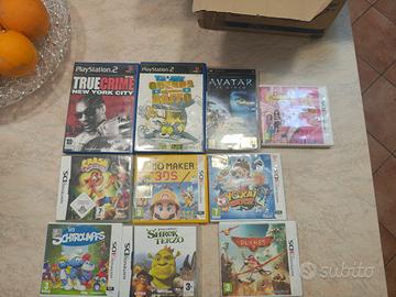 lotto giochi Nintendo 3ds PlayStation 2 PSP 