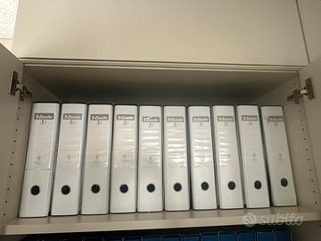 Lotto 17 raccoglitori Dox Esselte Bianchi
