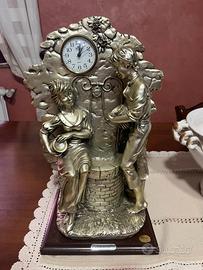 Scultura Valentino con orologio