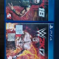 WWE 2K17 + WWE 2K18 PS4 