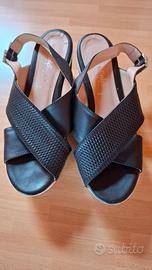 Sandali Baldinini in nappa nera n.38