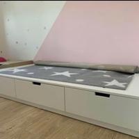Letto singolo struttura con cassetti