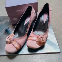 scarpe rosa con tacco JANET&JANET 