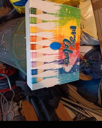 valigetta porta tutto con manico colorata 