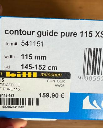 Pelli da sci alpinismo Contour Guide Pure nuove