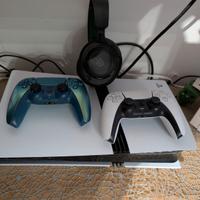 PlayStation 5 pro 2 joystick 3 giochi cuffie