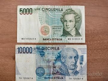 Banconote in lire 