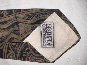 Cravatta vintage Gianfranco Ferrè pura seta 