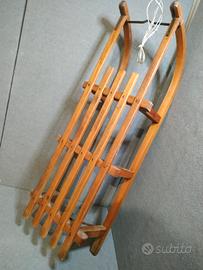 Slitta in legno vintage