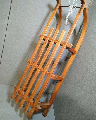 Slitta in legno vintage